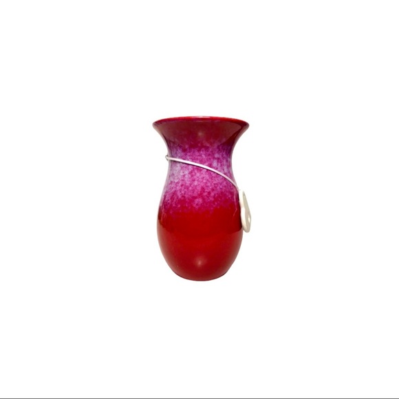 Teleflora's Charmed in Love Red & White Ombré Vase - Picture 13 of 14